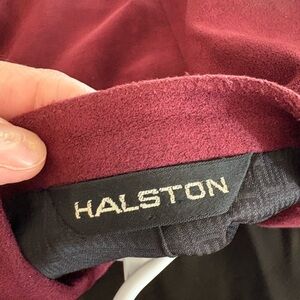 Saks Fifth Avenue Burgundy and Black Jacket